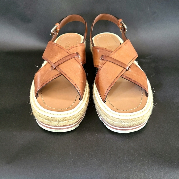 Prada Espadrille Platform Sandals - Picture 2 of 9